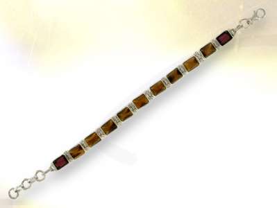 Bracelet oeil de tigre. Cliquer pour agrandir