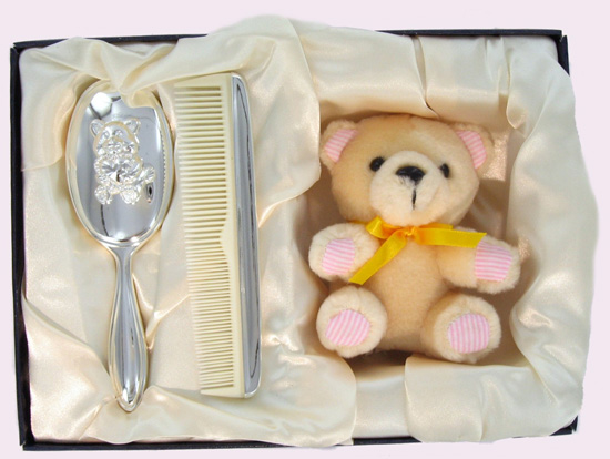 Creation Bijoux Or Et Argent Ref 1728 Brosse Et Peigne Bebe 1728 Site De Ecommerce Par Itis Commerce