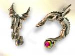 Ref-2252  Boucle d'oreille Dragon