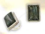 Ref-2754 Bague Labradorite Argent