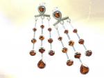 Ref-334  Boucles grenat