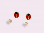 Ref-1600  Coccinelle plaqu or