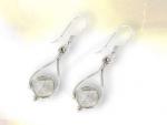 Ref-3173 Boucles d'oreilles Pierre de Lune