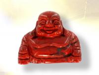 Ref-818  Bouddha  jaspe rouge