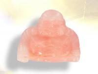 Ref-1937  Bouddha  quartz rose