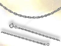 Ref-2032  Solid silver rope chain