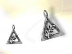 Ref-582  Triangle and Sprig of Acacia masonic pendant