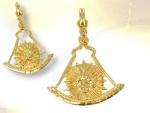 Ref-555  Pendentif maonnique Royal d'or