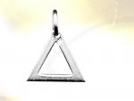 Ref-579  Silver Triangle masonic pendant